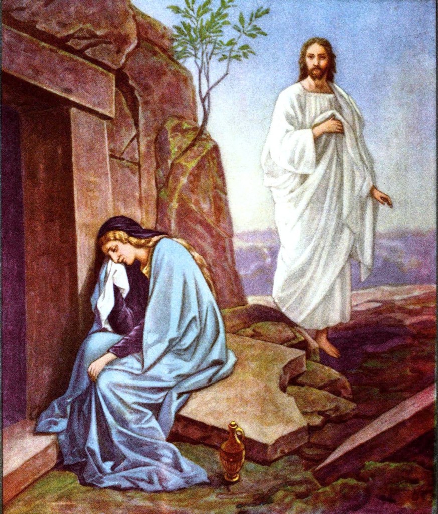 Maria mengais di makam
