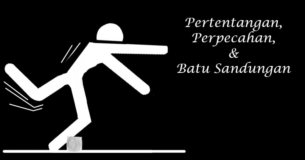 pertentangan-batu sandungan