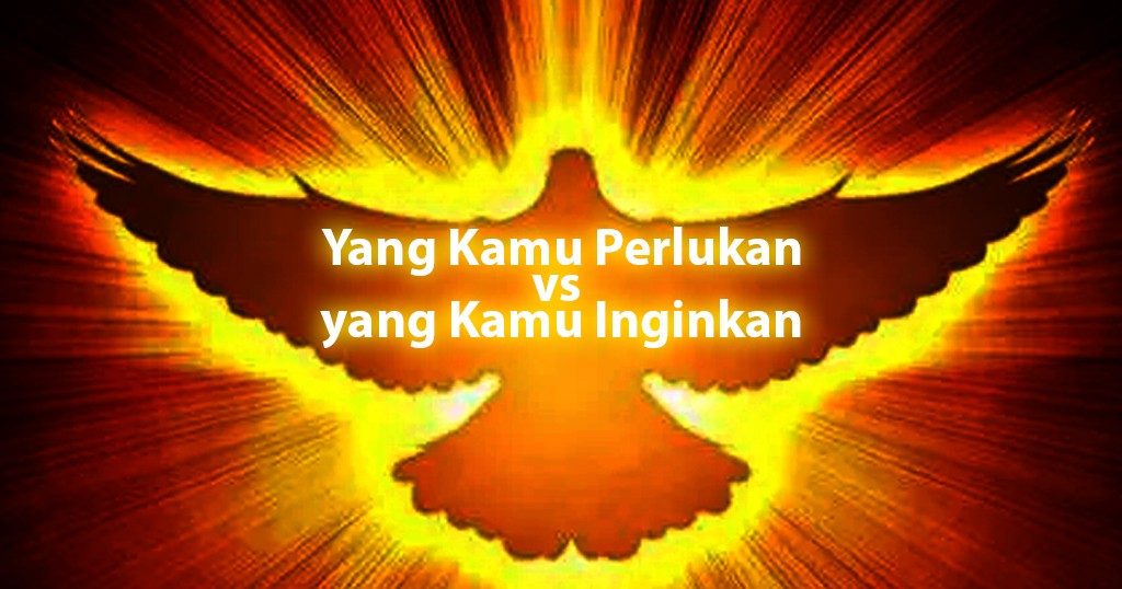 perlukan vs inginkan